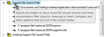 AutoCAD_support_file_path