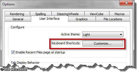 customize keyboard shortcuts