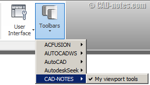 load toolbar from ribbon