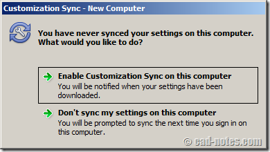 customization sync