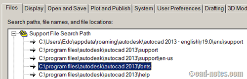autocad_support_file_search_path