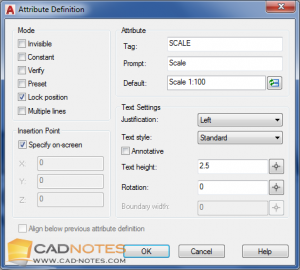 How to make drop-down selection for AutoCAD Block | CADnotes