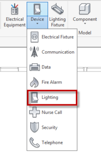 Revit MEP Basic: Placing Lighting Fixtures and Equipment | CADnotes